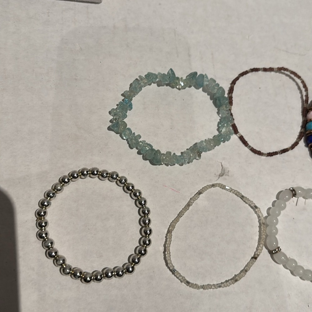Multicolor Beaded Bracelet Stack - Picture 5 of 11